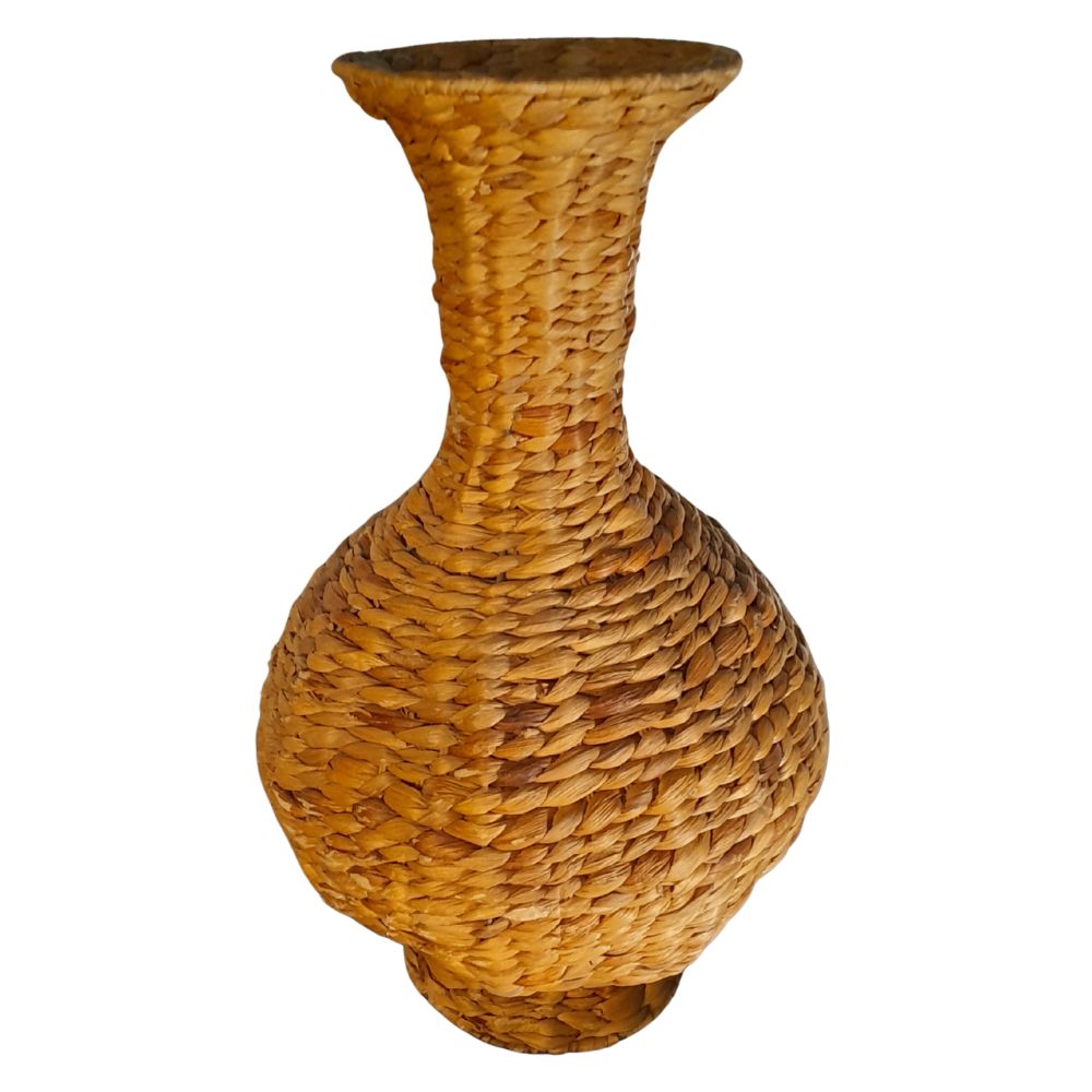 Handwoven Natural Fibre Decorative Floor Vase