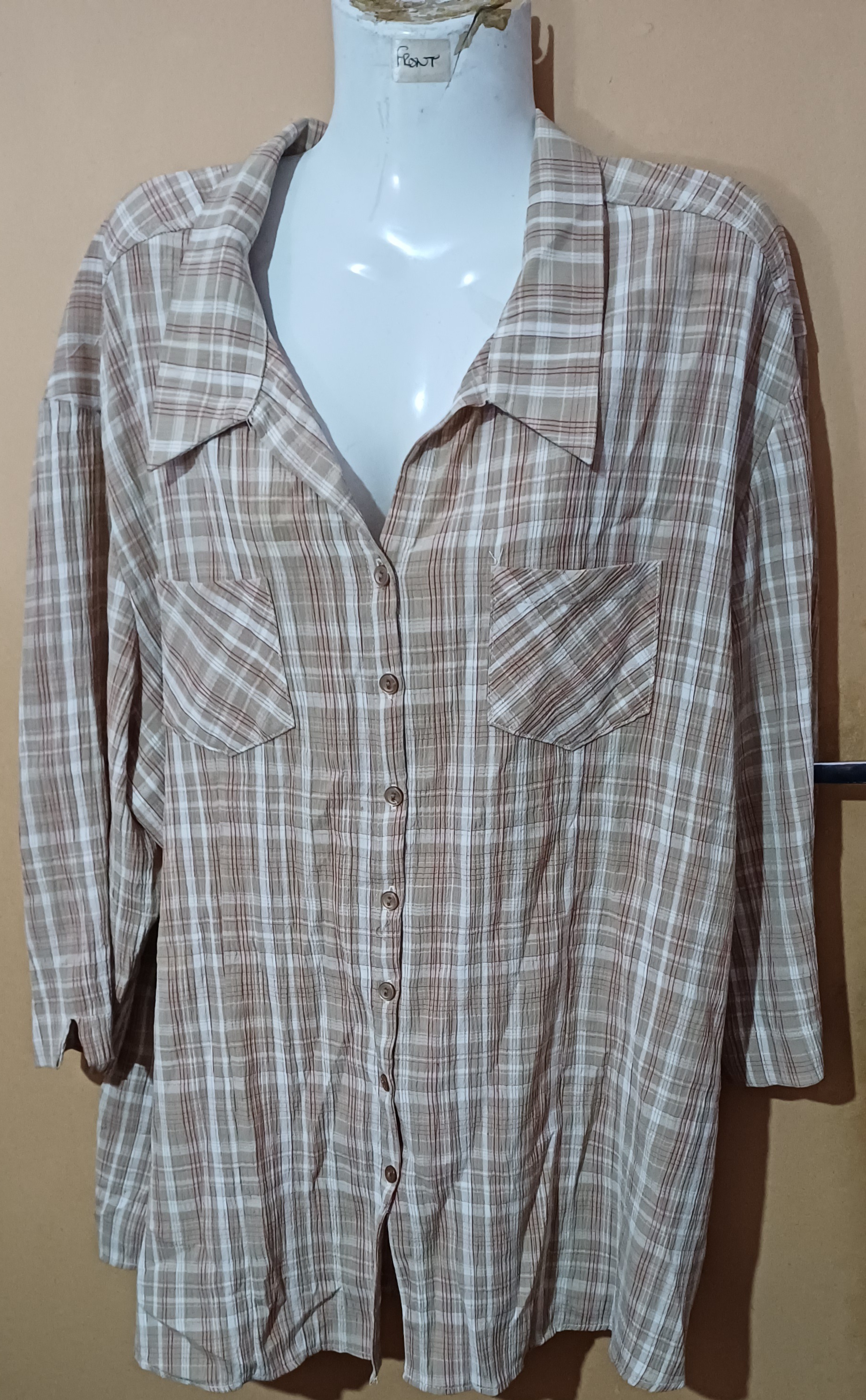 Ladies: Multicolored Blouse - Make: Maine - Size: XXL