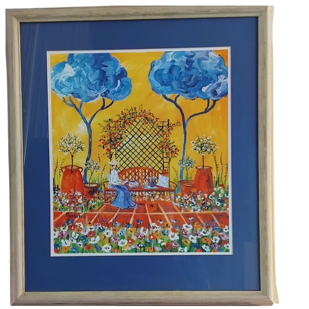 “Garden Tea†– Print after Portchie